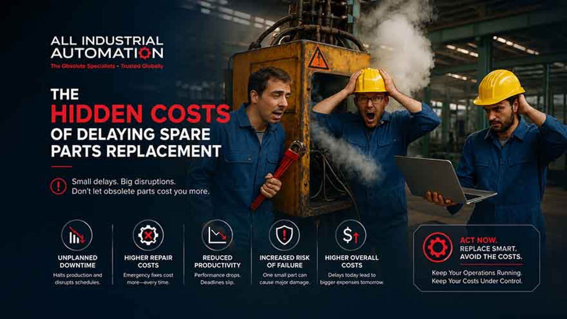 The Hidden Costs of Delaying Spare Parts Replacement